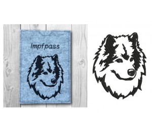 Stickdatei - Eurasier Silhouette